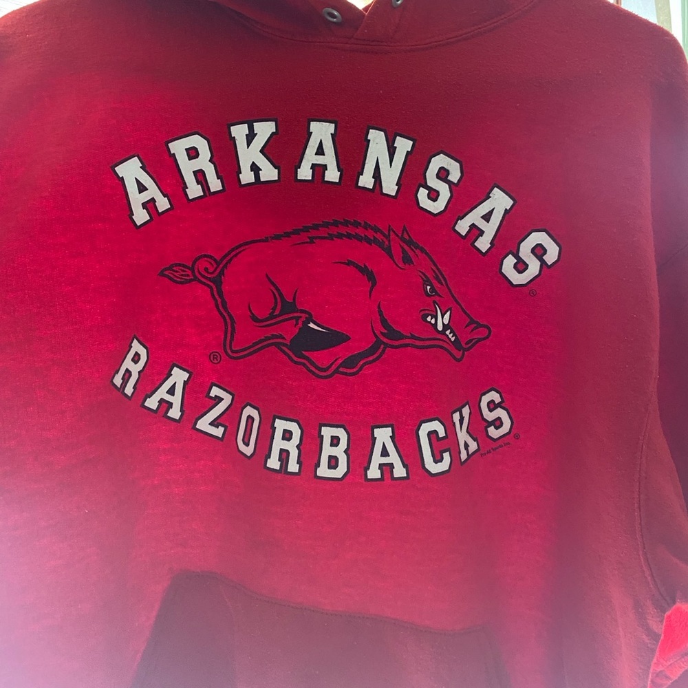 Razorback hoodie $10 and realtree hoodie $10 or for both $20. Or make a offer